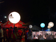Dynamic Music Dj Festival Decoration Led Inflatable Balloon Nylon Fabric 400w With Dmx