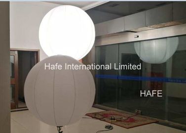 Crystal Inflatable Balloon Light , Floating Standing Halogen Suspended Led Balloon