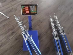 پایه چراغ سه پایه LED قابل تنظیم، فولاد ضد زنگ با دوام، تلسکوپی