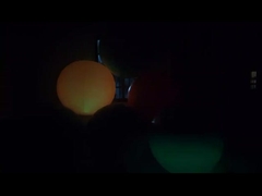 40 اينچ و 60 اينچ رنگ بنفش و گلابي نور بادکنک تعاملي براي پرتاب در کنسرت