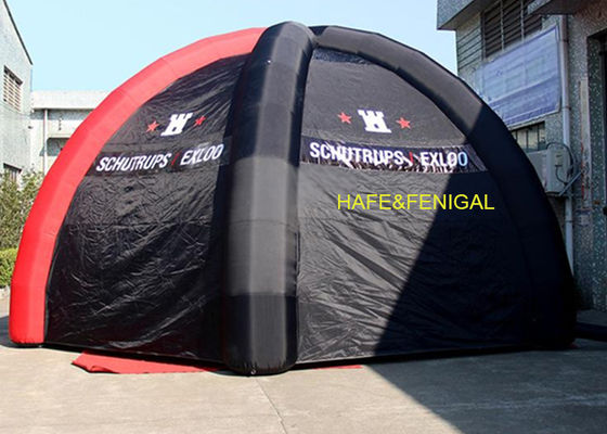 4 Meter Black Spider Inflatable Tent For Product Launches Promotional Activations