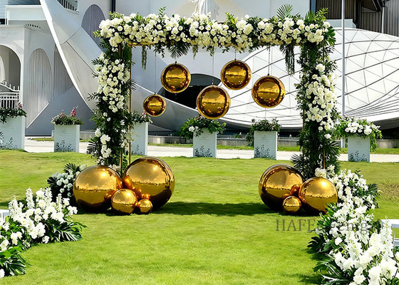 PVC Double-Layer Inflatable Mirror Balls For Space Atmosphere Decoration Can Be Hung