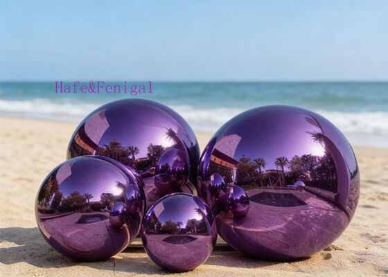 Large Inflatable Mirror Sphere with Metallic Shine for Visual Decoration and Displays