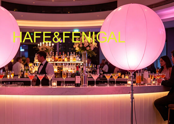 Professional RGBW Balloon Light with DMX Control Customizable Logo and 200W LED for Events