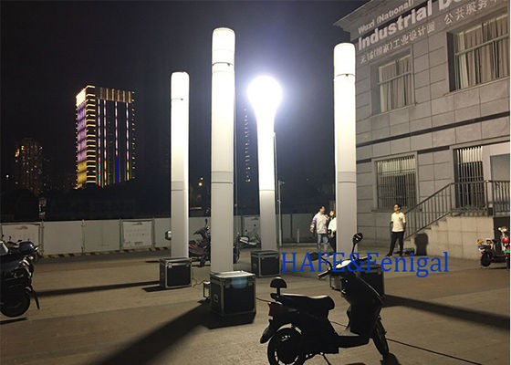 برج نوری پرتابی سبک با لامپ هالیید فلزی 1150 وات برای مونتاژ سریع در ساخت و ساز در فضای باز و رویدادها
