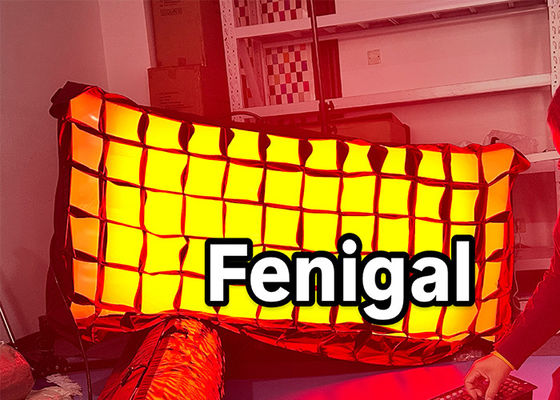 L70cm Pad LED CCT 720W Balloon Light With Egg Crate For Film Video Production