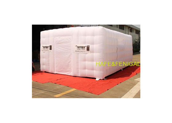 4m Square Inflatable Tent With Built-In RGB LED Lights For Exhibitions Retail Promotion
