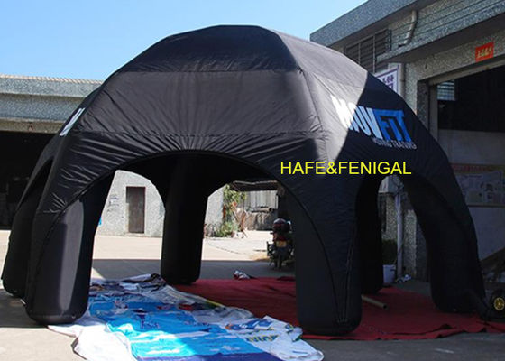 4 Meter Black Spider Inflatable Tent For Product Launches Promotional Activations