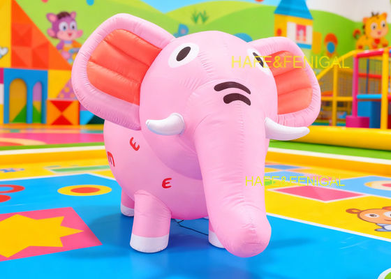 Custom Inflatable Cartoon Elephant Or Monkey For Children Entertainment Centers