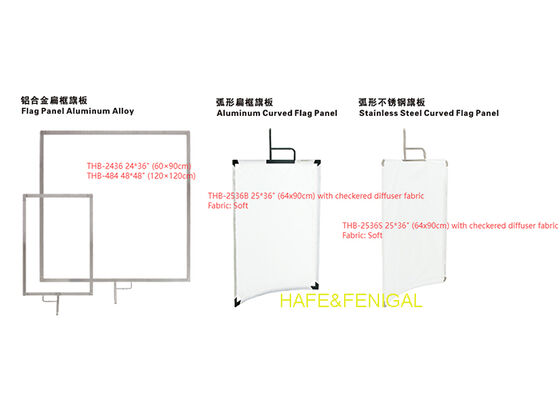 Professional Heavy-Duty Curved & Flat Flag Panels Compatible With Soft Fabric Covers