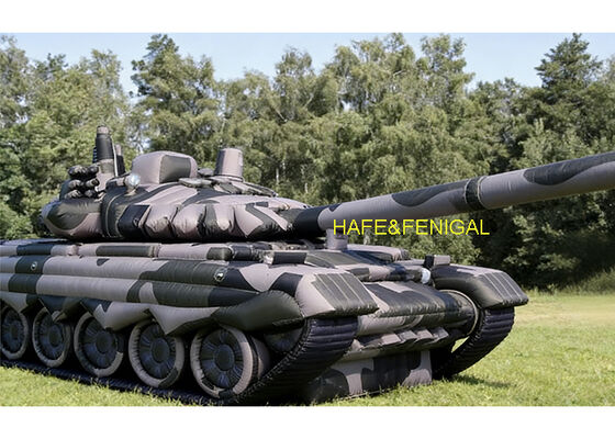 Inflatable Military Tank Decoy For Military Deception Operations Or Filming A War Epic