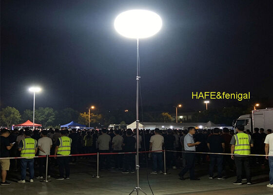 چراغ بادکنک LED1200DAP خورشید: 1200W خروجی بالا، 180,000 لومن، کنترل DMX برای نجات اضطراری