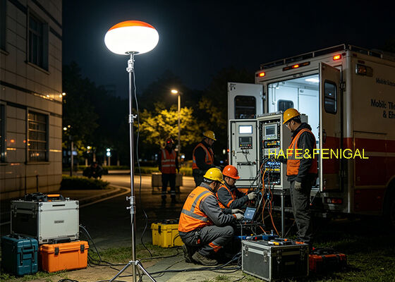 چراغ بالونی LED 200 وات با درجه ضد آب IP65 و دوگانه AC/DC برای استفاده در فضای حرفه ای