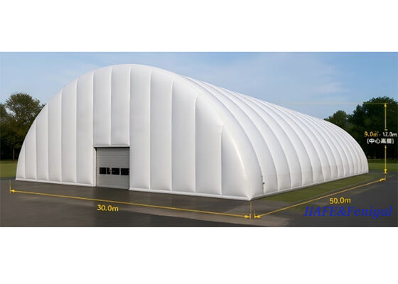 Large 30m x 50m Inflatable Air Tent with High Wind Resistance for Events and Exhibitions
