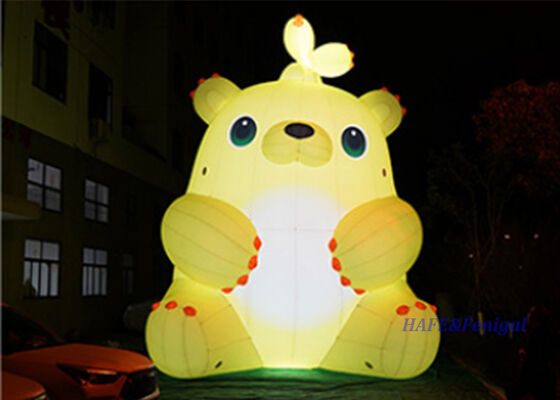 6m LED روشن شده پرتاب قابل رشد خرس با طراحی سفارشی برای رویدادهای در فضای باز