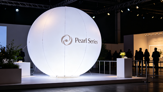 لامپ بالون LED سری Pearl با 60،000 lm روشنایی بدون درخشش و سازگاری باتری DC