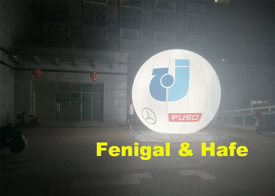 3.5m 350CM Inflatable Lighting Balloon With 2 Sides Logo Printing