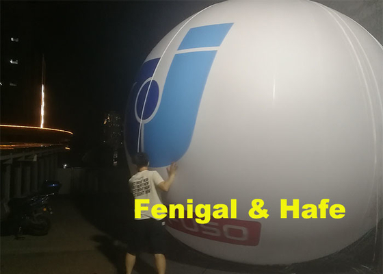3.5m 350CM Inflatable Lighting Balloon With 2 Sides Logo Printing
